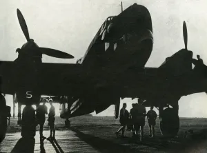 Royal Air Force Transport Planes Drucke: The mail run to Benghazi was now possible, c1942-1943, (1945). Creator: Unknown