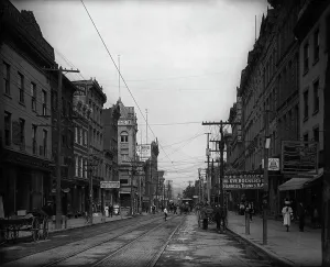 Hauptstrasse Poughkeepsie, NY 1910 Ersteller unbekannt