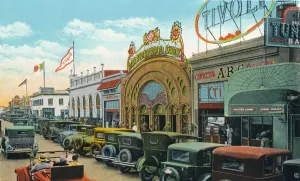 Mexican Tourist Attraction Drucke: Main Street, c1939