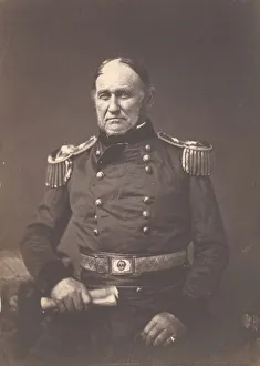 American Civil War Era Photos Drucke: Major General David E. Twiggs, ca. 1859. Creator: Mathew Brady