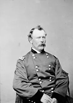 American Civil War Era Images Drucke: Major General Thomas Casimer Devin, US Army, between 1855 and 1865. Creator: Unknown