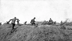 Western Front Warfare Drucke: How to make a surprise attack; Departure: in the foreground