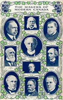 Victorian Era Leaders Drucke: The makers of modern Canada, 1909