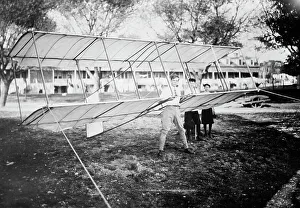 Malcolm Allison - mit Segelflugzeug, zwischen c1910 und c1915. Ersteller: Bain News Service
