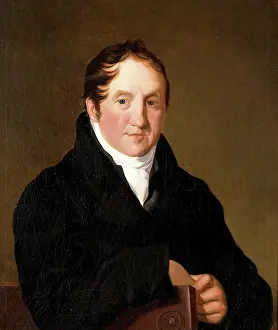 English Historical Figure Drucke: A man. Creator: Unknown