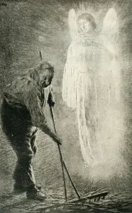 John Bunyan Artwork Drucke: The Man with the Muck-Rake, 1936. Creator: Unknown