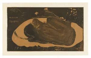 Post Impressionism Movement Drucke: Manau tupapau (She Thinks of the Ghost or The Ghost Thinks of Her)
