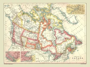 Karte des Dominions Kanadas, 1902. Schöpfer unbekannt