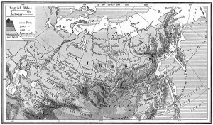 Bilder Datiert 2010 März: Karte Sibiriens, 1923