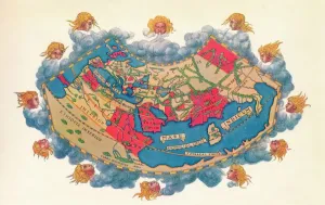Ptolomeis Karte der Welt um ca. Jahrhundert 150 n. Chr.,(1912).Künstler:Claudius Ptolomäus