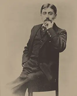 Portrait Of A Writer Drucke: Marcel Proust, 1895. Creator: Wegener, Otto (1849-1924)
