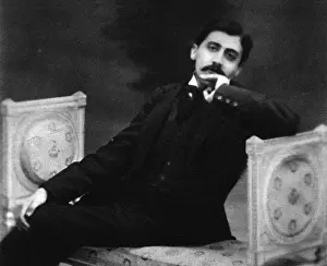 Vintage Photography Art Drucke: Marcel Proust, 1896. Creator: Wegener, Otto (1849-1924)