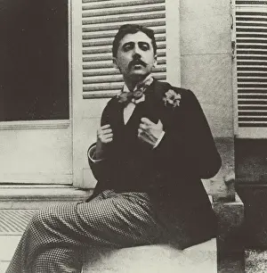 Vintage Fine Art Prints Drucke: Marcel Proust, 1910. Creator: Anonymous