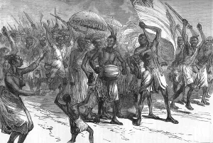 Marsch der Ashantewarrior, 1880