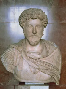 Roman Empire Leaders Drucke: Marcus Aurelius (Marcus Aurelius Antoninus) (121-180), Roman Emperor (161-180)