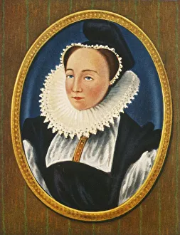 Nicholas Hilliard Miniature Drucke: Maria Stuart, (1933). Creator: Unknown