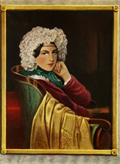 Antique Cigarette Cards For Sale Drucke: Marie Daffinger, (1933). Creator: Unknown