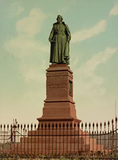 Die Marquette-Statue, um 1898 von unbekannter Künstler