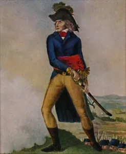 Marshall Bernadotte 1763-1844. Stich nach der Zeichnung von Hilaire Le Dru, 1934