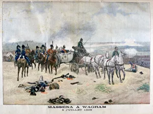 Hauptmann Massena bei der Schlacht von Wagram in Österreich am 5. und 6. Juli 1809 (1904)