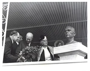 Space Travel Heritage Images Drucke: Marshall Space Flight Center dedication, USA, September 8, 1960. Creator: NASA
