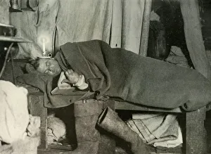 George Marston Painting Drucke: Marston in his Bed, c1908, (1909)
