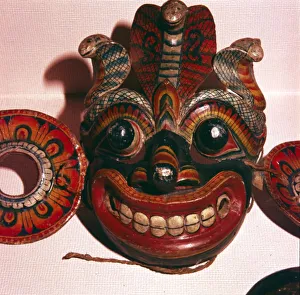 Studio Shot Of A Mask Drucke: Mask from Java