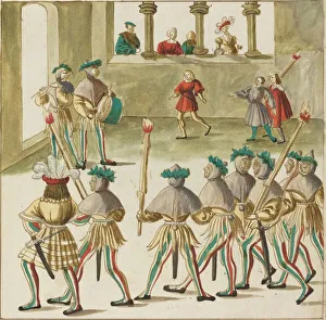 Mummerspiel, um 1515; Künstler unbekannt