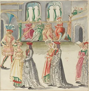 Verkleidung, um ca 1515 von unbekannter Hand gemalt wurde