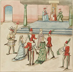 Maskerade um 1515 von unbekanntem Künstler