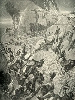 British Empire Military History Drucke: A Matabele Raid in Mashonaland, 1900. Creator: William Small