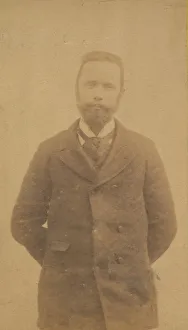 Alphonse Bertillon Drucke: Mathieu. Gustave. (avec une barbe postiche), 1880s-90s. Creator: Alphonse Bertillon