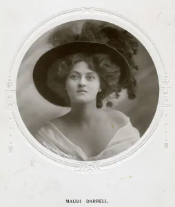 Maudi Darrell, britische Schauspielerin, um 1900. Künstler: Philco Publishing Company