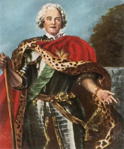Cigarette Card Album Art Drucke: Maurice de Saxe, (1936). Creator: Unknown