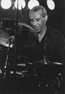 Queen Elizabeth Hall London Drucke: Max Roach, Queen Elizabeth Hall, London, 1996. Creator: Brian Foskett