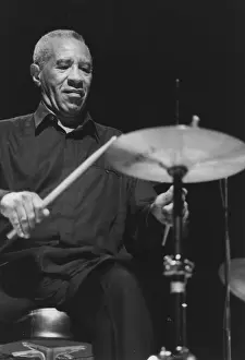 African American Jazz Musicians Drucke: Max Roach, Queen Elizabeth Hall, London, 1996. Creator: Brian Foskett