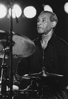 Drucke von Max Roach, Königin Elisabeth Hall, London, 1996 - Der Pionier des Free Jazz im Kreis der Aufmerksamkeit Rotauge Drucke: Max Roach in der Queen Elizabeth Hall, London, 1996