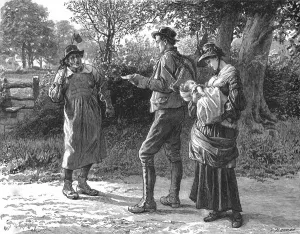 Der Bürgermeister von Casterbridge, von Thomas Hardy. Der Rübenpflüger, 1886. Schöpfer: Robert Barnes