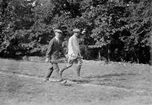 Black And White Golf Images Drucke: McLeod & Vardon - golf, between c1910 and c1915. Creator: Bain News Service