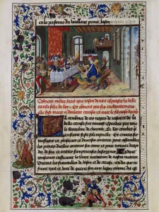 Early Netherlandish Art Style Drucke: Medea kills her son, ca 1470