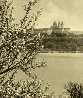 Austrian Landscapes Drucke: Melk Abbey, Lower Austria, c1935. Creator: Unknown