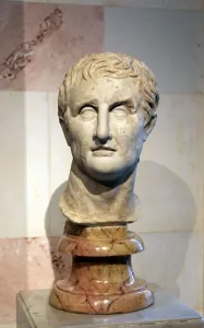 Roman Sculpture Drucke: Menander, Greek playwright