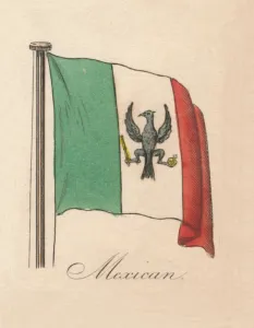 Mexican Flag Drucke: Mexican, 1838