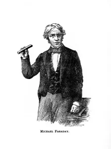 Michael Faraday Portrait Drucke: Michael Faraday, 19th century British chemist and physicist, (20th century)