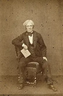 Michael Faraday Portrait Drucke: Michael Faraday. Creator: John Watkins