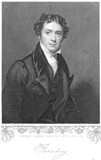 Michael Faraday Drucke: Michael Faraday, English chemist and physicist, 19th century
