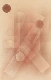 Expressionismus Drucke: Sanfte Rosa, 1928. Künstler: Kandinski, Wassili Wassiljewitsch (1866 - 1944)