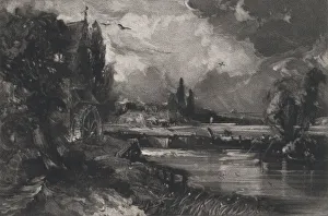 Nineteenth Century Countryside Scenes Drucke: A Mill, 1829. Creator: David Lucas