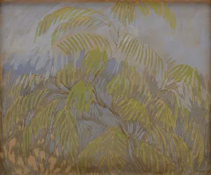 Russian Oil On Canvas Paintings Drucke: Mimosa, 1909
