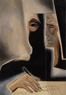 Mythology Allegory Literature Drucke: The mind at work, 1929. Creator: Martini, Alberto (1876-1954)